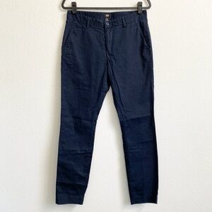 H&M Men's Dark Blue Slim Fit Chino Pants Size 32R